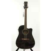 Ibanez PF15ECE BK Black Dreadnought Electric Acoustic Guitar, PF15ECEBK