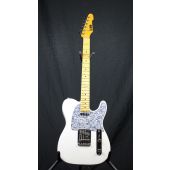 ESP LTD TE-212 SS Rare Pearl White Sample/Prototype Electric Guitar, LTE212SSMPW