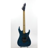 ESP LTD MH-103QM HSS STB See Thru Blue Electric Guitar Sample/Prototype, LMH103QMSTB