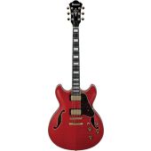 Ibanez AS Artcore Expressionist AS93FM TCD Transparent Cherry Red Hollow Body Electric Guitar, AS93FMTCD