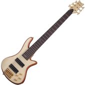 Schecter Stiletto Custom-6 Electric Bass Gloss Natural, 2543