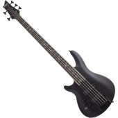 Schecter SLS ELITE-5 Evil Twin Left Hand Electric Bass in Satin Black, 1397