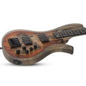 Schecter RIOT-4 Electric Bass in Satin Inferno Burst, 1451