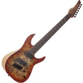 Schecter Reaper-7 Multiscale Electric Guitar in Satin Inferno Burst, 1511