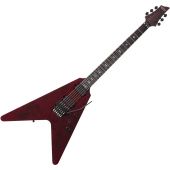 Schecter V-1 FR Apocalypse Electric Guitar in Red Reign, 3054
