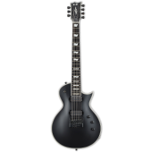ESP E-II Eclipse-7 Evertune Black Satin Electric Guitar w/Case, EIIEC7ETBLKS