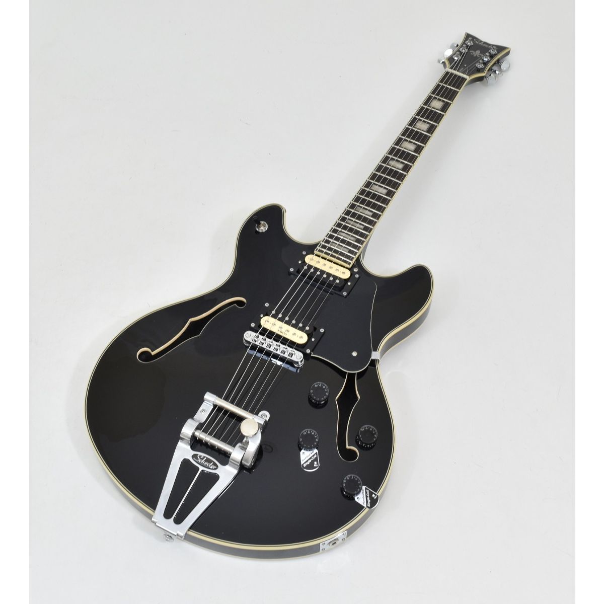 Schecter Corsair 2020 Semi Hollow Electric Guitar Gloss Black B0961 6 String