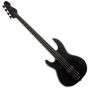ESP LTD AP-4 Black Metal Left Handed Electric Bass Black Satin, LAP4BKMBLKSLH