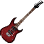 Ibanez GIO RX GRX70QA Electric Guitar in Transparent Red Burst, GRX70QATRB
