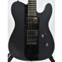 ESP LTD Deluxe TE-1000 Electric Guitar Satin Black Gloss Stripe B-Stock 0415, LXTE1000BLKSGS.B 0415