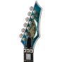 Dean Exile Select Burled Poplar Top Guitar in Satin Turquoise Burst, EXILE BRL STQB