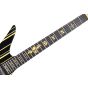 Schecter Synyster Custom-S Electric Guitar Gloss Black Gold Pin Stripes B-Stock 0966, SCHECTER1742