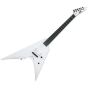 ESP LTD Arrow NT Arctic Metal Guitar in Snow White Satin, LARROWNTARMSWS