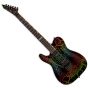 ESP LTD Eclipse 87 Left-Handed Electric Guitar in Rainbow Crackle, LECLIPSE87RBCRKLH