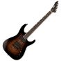 ESP LTD JM-II Josh Middleton Guitar in Black Shadow Burst, LJMIIQMBLKSHB