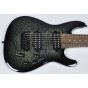 Ibanez S8QM-TGB S Series 8 String Electric Guitar in Transparent Gray Burst Finish, S8QMTGB