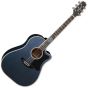 Takamine LTD 2021 Dreadnought Cutaway Acoustic Guitar Charcoal Blue Gradation, TAKLTD2021