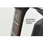 ESP LTD KH-602 Kirk Hammett Electric Guitar Black B-Stock 1687, LKH602