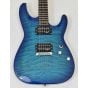 Schecter C-6 Plus Guitar Ocean Blue Burst B-Stock 0134, 443