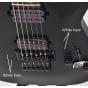 Schecter Damien-6 FR Guitar Satin Black B-Stock 1720, 2471