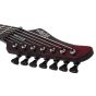 Schecter Reaper-7 Elite Multiscale Guitar Blood Burst, 2182