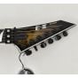 ESP E-II Arrow Burl Guitar Nebula Black Burst B-Stock 9035, EIIARROWBMNBLKB