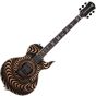 Wylde Audio Odin Grail Psychic Bullseye Raw Top Guitar, 4542