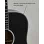 Schecter Robert Smith RS-1000 Busker Acoustic Guitar Gloss Black 8601, 283