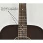 Ibanez AW4000 BS Artwood Brown Sunburst Gloss Acoustic Guitar 6815, AW4000BS