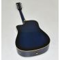 Ibanez PF15ECEWC-TBS PF Series Acoustic Guitar in Transparent Blue Sunburst High Gloss Finish 0573, PF15ECEWCTBS.B 0573