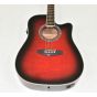 Ibanez PF28ECETRS PF Series Acoustic Guitar in Transparent Red Sunburst 0057