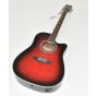 Ibanez PF28ECETRS PF Series Acoustic Guitar in Transparent Red Sunburst 0057