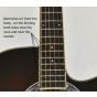 Ibanez PF28ECEDVS PF Series Acoustic Guitar in Dark Violin Sunburst 0006