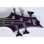 ESP LTD F-155DX Electric Bass in Dark See-Thru Purple B-Stock, LTD.F155DX.DSTP-B