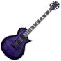 ESP LTD Deluxe EC-1000QM See Thru Purple Sunburst Guitar, LEC1000QMSTPSB