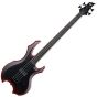 ESP LTD FL-4 Fred Leclercq Bass Black Red Burst Satin, LFL4BLKREDBS