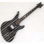 Schecter Synyster Custom-S Guitar Gloss Black Silver Pin Stripes B-Stock 0553, 1741