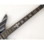 Schecter Synyster Custom-S Guitar Gloss Black Silver Pin Stripes B-Stock 0553, 1741