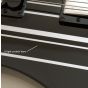 Schecter Synyster Custom-S Guitar Gloss Black Silver Pin Stripes B-Stock 0553, 1741