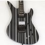 Schecter Synyster Custom-S Guitar Gloss Black Silver Pin Stripes B-Stock 0553, 1741