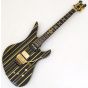 Schecter Synyster Custom-S Guitar Gloss Black Gold B-Stock 1456, 1742
