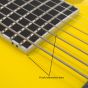 ESP LTD SC-608 Baritone Stephen Carpenter Guitar Yellow B-Stock 1031, LSC608BYELF1