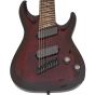 Schecter Omen Elite-8 Multiscale Guitar Black Cherry Burst B-Stock 0276, 2465