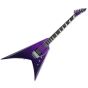 ESP E-II Alexi Laiho Ripped Sawtooth Guitar Purple Faded Pinstripes, EIIALEXIRIPPED