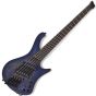 Ibanez EHB1505MS Headless 5 String Bass Pacific Blue Burst Flat B-Stock, EHB1505MSPLF