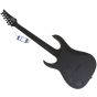 Ibanez RGRTB621 Iron Label Guitar Black Flat B Stock, RGRTB621BKF