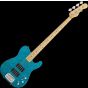 G&L USA ASAT Tom Hamilton Electric Bass in Turquoise Metal Flake, G&L USA ASAT Turquoise Flake