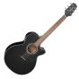 Takamine GF30CE-BLK G-Series G30 Cutaway Acoustic Electric Guitar in Black Finish, TAKGF30CEBLK