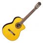 Takamine GC5CELH-NAT Left Handed G-Series Acoustic Electric Classical Guitar in Natural Finish, TAKGC5CELHNAT