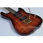 Schecter CET Koa Top USA Custom Shop Electric Guitar Tobacco Burst, USACETKTB